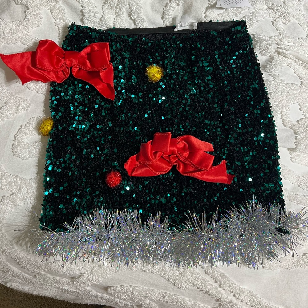 Love On a Hanger sequin “ugly Christmas” skirt